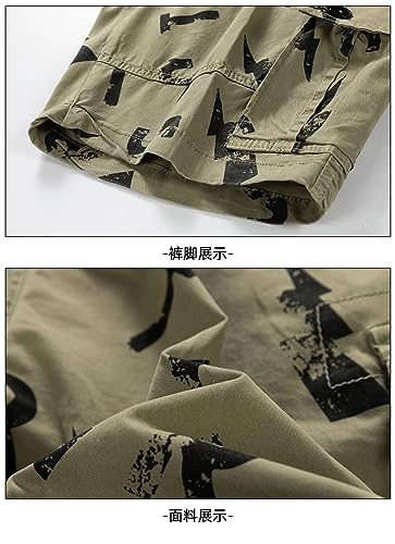 Short jogging hommes GRFIT gris foncé 38 multi-poches cargo retro