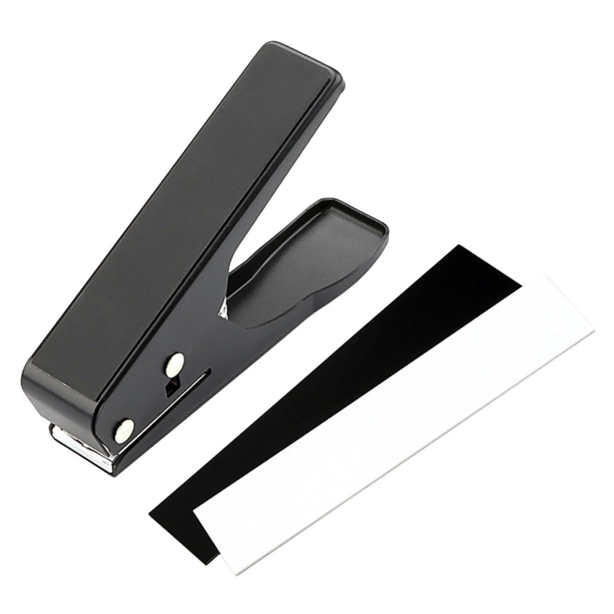 Perforatore per Plettri per Chitarra Nero R26e, Metallo Plastico