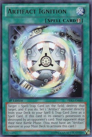 Yu-Gi-Oh! - Encendido de artefactos (PRIO-EN060) - Origen primigenio - 1 edición - Ultra Raro