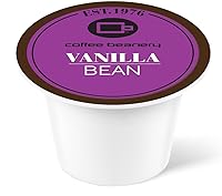 Vista 6 de Coffee Beanery - Cápsulas de café en grano de vainilla Cápsulas de café saborizadas de 12 unidades Café arábica 100% especial Cápsulas de café