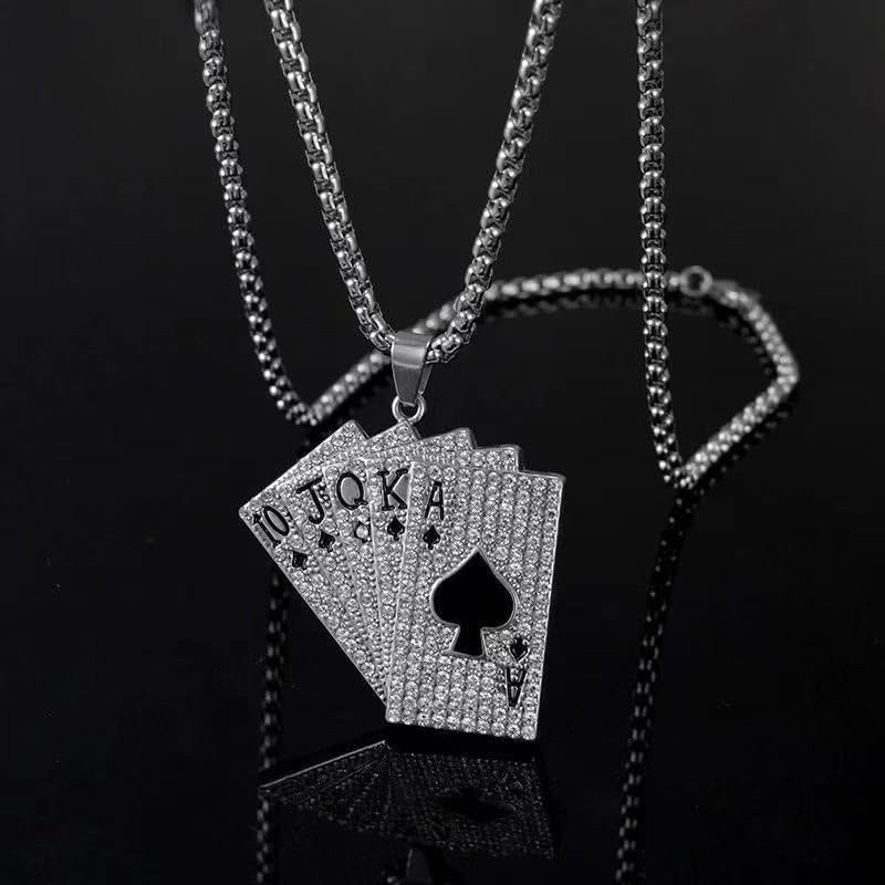 Image of SALTY ALPHA Anti Tarnish Stainless Steel Locket Neck Chain for Men | Stylish Pendant Necklace | Jewellery Accessories for Boys | Minimal Jewelry | Gifts for Boyfriend & Husband | Gift for Diwali, Christmas, Marriage, Birthday, Rakhi