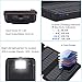 SOARAISE Solar Charger 25000mAh Solar Power Bank with 4 Foldable Solar Panels and 2 Ports, Portable Phone Charger for Outdoor Camping Hiking Compatible with Smartphones and Tablets