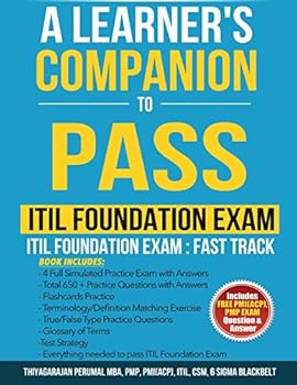 Paperback A Learner's Companion to Pass Itil Foundation Exam Book