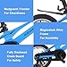 Bueuwe 14 16 Inch Kids Bike with Training Wheels, Kids' Bicycle for Boys Girls Age 3-8 Years Old, Children Bicycle with Handbrake and Fender, Ideal Gift,Blue,16 Inch