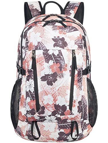 Tomule Camping Hiking Daypacks, 40L Lightweight Packable Hiking Backpack Travel Backpack For Women Men (Pink Sakura) #TOP3