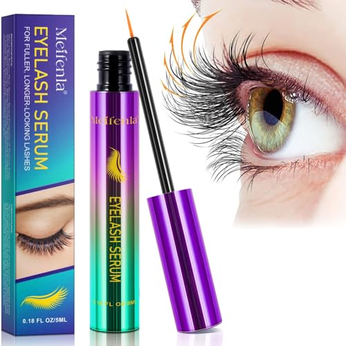 Serum Pestañas, Serum Pestañas Crecimiento,Lash Serum Eyelash Growth Serum,Suero de pestañas para crecimiento rápido y pestañas largas,Crea Pestañas Largas,Gruesas y Hermosas,Ingredientes Naturales