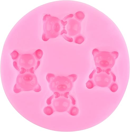 Miniatura 8 de Molde de silicona para cabeza de animal de granja, jirafa, mono, león, fondant, vaca, oveja, cerdo, perro, caramelo para decoración de pasteles,