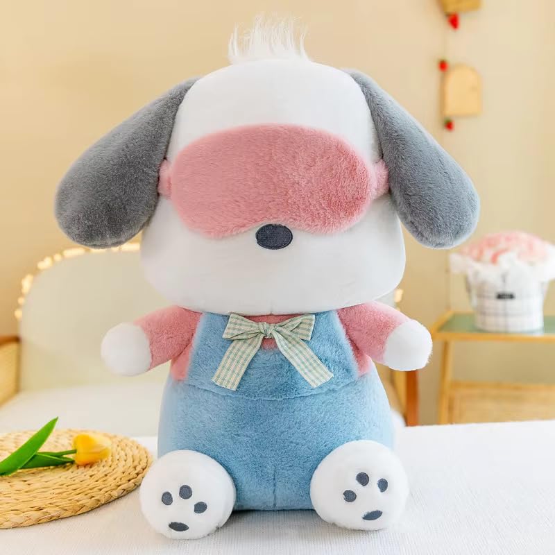Image of Babique Eye Mask Pacha Dog Teddy Bear Soft Toy | Stuffed Plush Animal | Ideal for Birthdays & Special Occasions Girls /Boys, Baby Kids - 28 cm (Multi)