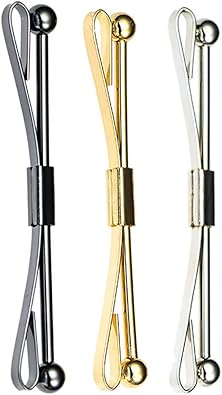 3 Pcs Necktie Pins Metal Tie Clip Mens Tie Collar Bar Pin Shirt Tie Clasp Set Lapel Stick Brooch Suit Collar Bar For Men Wedding Business