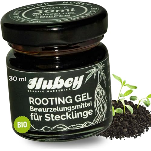HUBEY Organic Rooting Gel Rooting Agent for Cuttings for Plant Propagation Root Stimulator (30 ml)