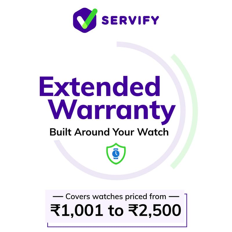 Image of Servify Care 2 Year Extended Warranty for Watches Between 1001-2500 (Email Delivery, No Physical Kit)