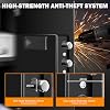 Biometric Safe with LCD Display (Battery/Temp/Humidity), Quick Fingerprint Access, Electronic Keypad, Type-C, Alarm, Removable Shelf & Gun Rack,for Home, Office, Hotel