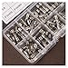 ANNWVRZM 100PCS 5 x 20mm Fast Quick Blow Glass Tube Fuse Assortment Kit 5 * 20 Quick Blow Glass Tube Fuse Classification Tool