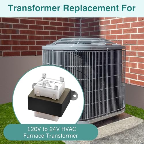 4011f-3 120v to 24v transformer 40va compatible with furnacehvac equipment 24 volt transformer for hvac furnace 40va