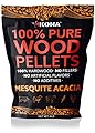 Kona Mesquite Acacia Smoker Pellets, Intended for Ninja Woodfire Outdoor Grill, 8 lb Resealable Bags