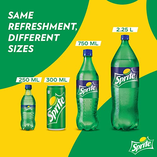 Sprite Lemon-Lime Flavoured Cold Drink | Refreshing Taste | Clear Soft Drink with No Added Colours | Recyclable PET Bottle, 250 ml (Pack of 8) - Image 8