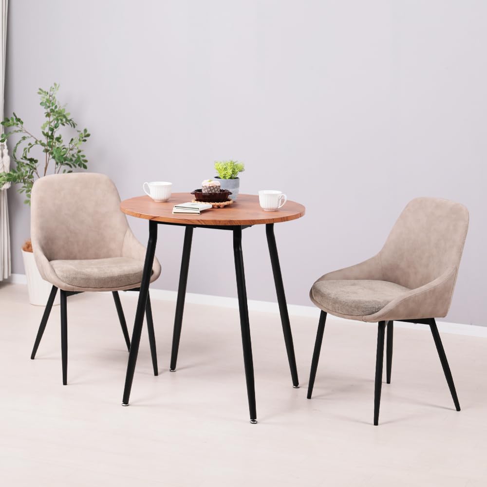 Amazon｜Mirai-Show ダイニングテーブルセット 2人用 北欧 3点セット  