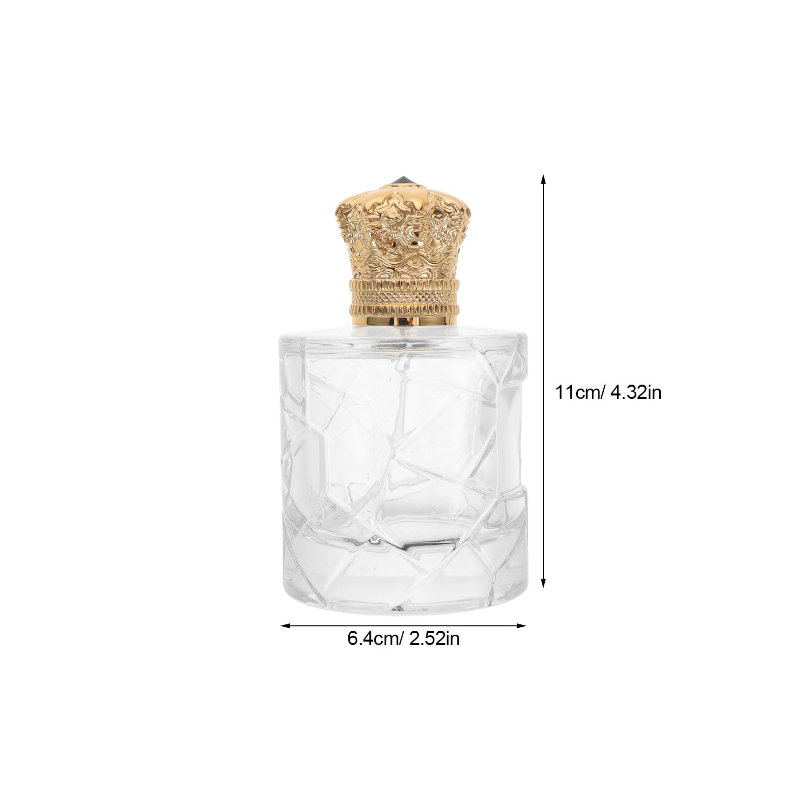 Flaconi di Profumo in Vetro Trasparente 100 Ml Ricaricabili Atomizzatore Spray Set da 3 Bottiglie da Viaggio per Profumi e Cosmetici Flaconi Vuoti per Campioni e Oli Essenziali