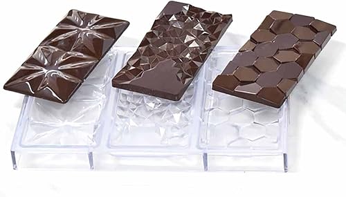 Vista 37 de Grainrain Moldes de chocolate de plástico Moldes de caramelo de flores Moldes de policarbonato de plástico Moldes de chocolate transparente duro DIY