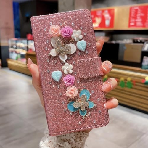 Étui portefeuille strass iPhone 12 Pro Max pour illuminer vos soirées