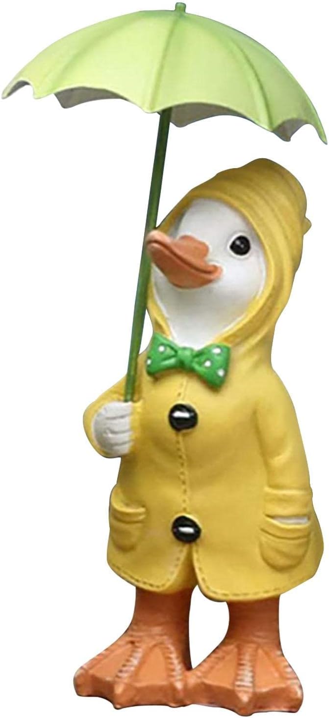 NAKYLUCY Duck Sculptures Home Decor Adorable Vivid Dilly and Dally