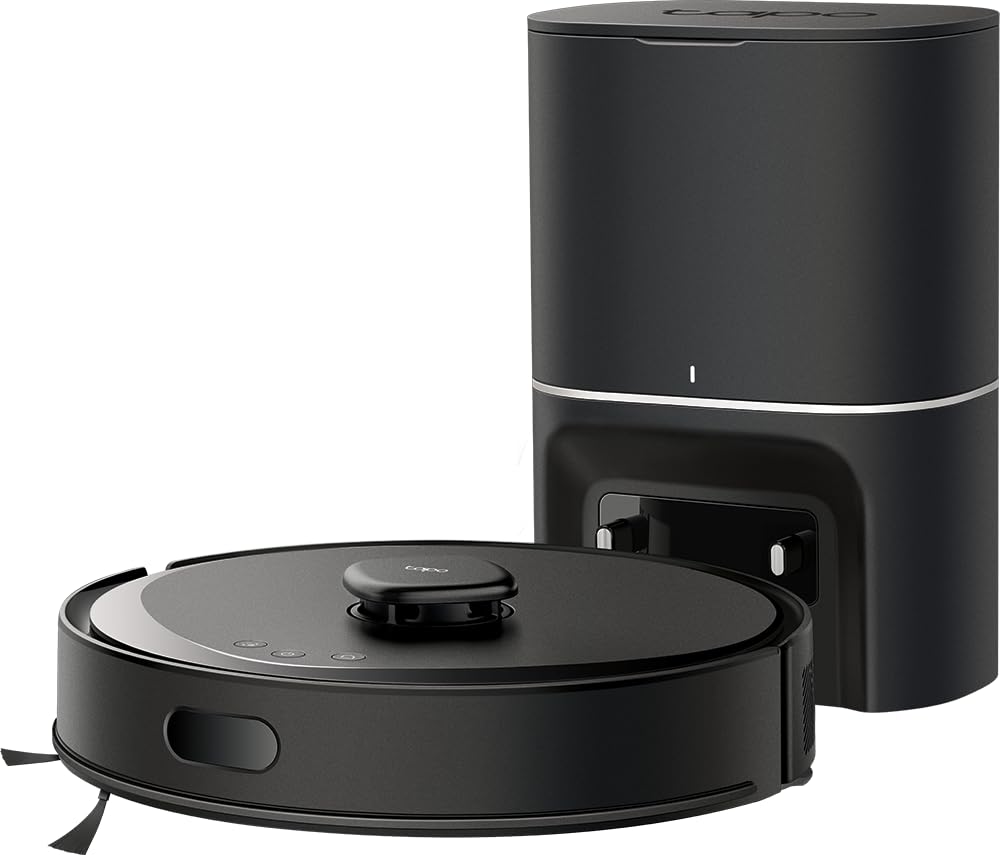 Tapo ロボット掃除機&自動ゴミ収集機 LiDARナビゲーション 5300Pa…