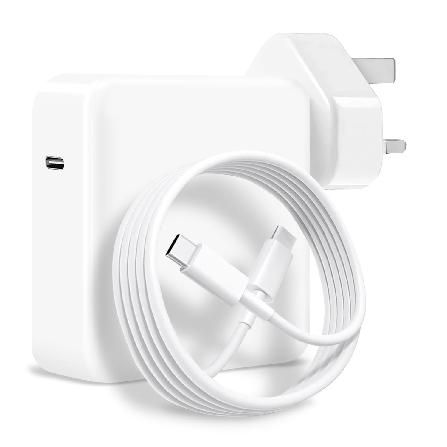 YHNXCD 100W USB C Laptop Charger Compatible With MacBook pro/Air, M1 M2 M3 M4, ipad Pro, Samsung Galaxy and All USB C Device, Include Charge Cable