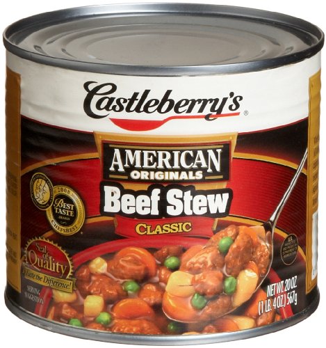 Castleberry's American Originals, Beef Stew, 20-Ounce Cans (Pack of 6)