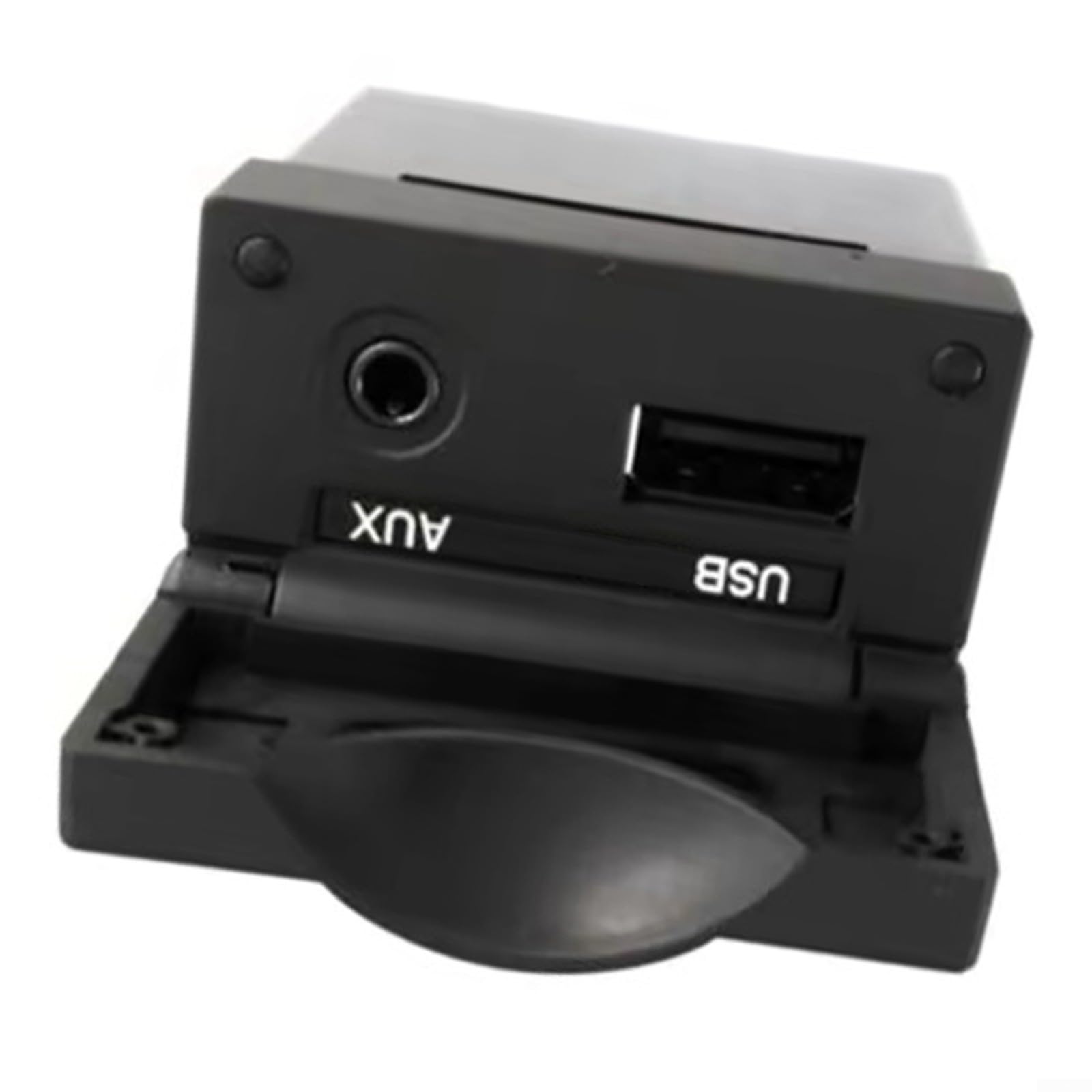 Presa USB AUX per console centrale per Hyundai Genesis Coupe 2010-2012, ingresso audio per adattatore porta 96120-2M100, ABS nero