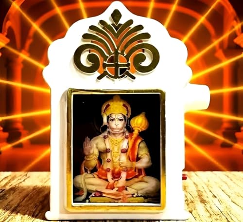 Image of 7-in-1 Hindu Mantra Chanting Box | Hanuman Chalisa, Gayatri Mantra, Maha Mrityunjaya & Om Namah Shivaya Jaap | Continuous Spiritual Audio Player for Meditation, Home, and Office
