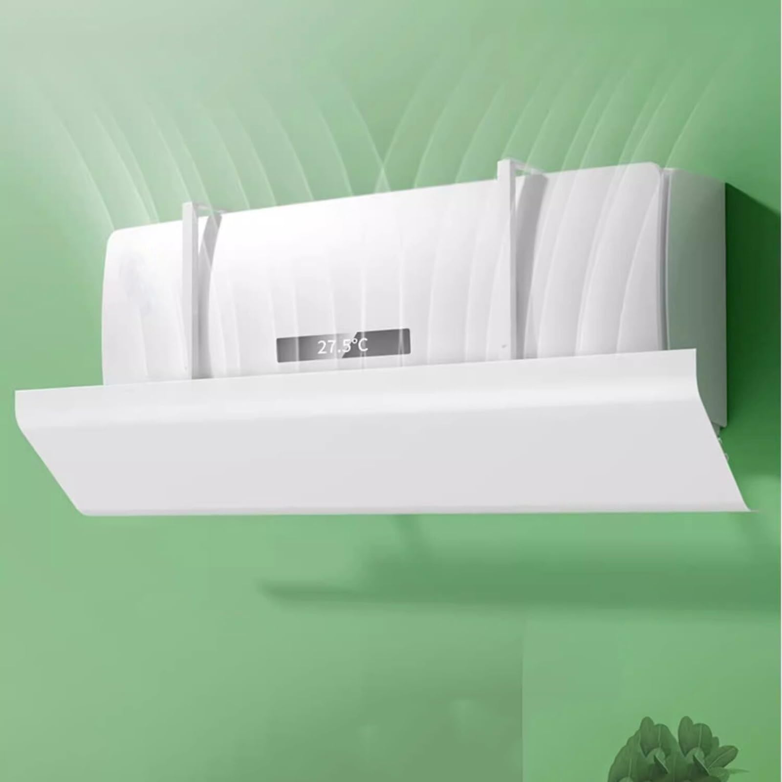 YCYHXJB Adjustable Mini Split Air Deflector, Air Conditioner Deflector for Wall Units, Enhance Cooling and Heating Circulation(90 * 20cm/35 * 8in)