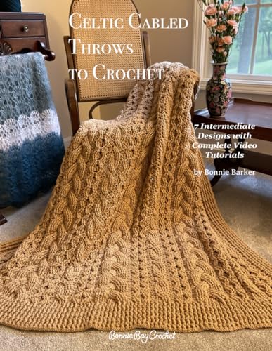 Celtic Cabled Throws to Crochet: 7 Intermediate Crocheted Throws ...