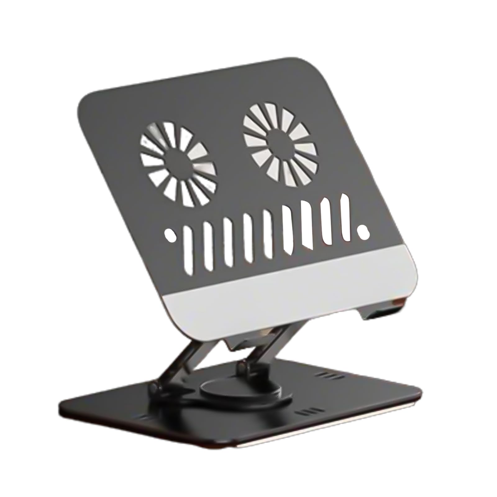 Ubxvamm Adjustable Aluminum Tablet Stand 360 Degree Rotatable Desktop Holder Base and Heat Dissipation Bracket for Tablets