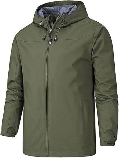 Amazon.com: Chaquetas y abrigos para hombre, impermeables, de secado  rápido, para senderismo, deportes al aire libre : Ropa, Zapatos y Joyería