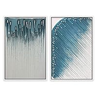 SIGNWIN Framed Canvas Wall Art Abstract Beach Canvas Prints Home Artwork Decoration for Living Room,Bedroom - 16