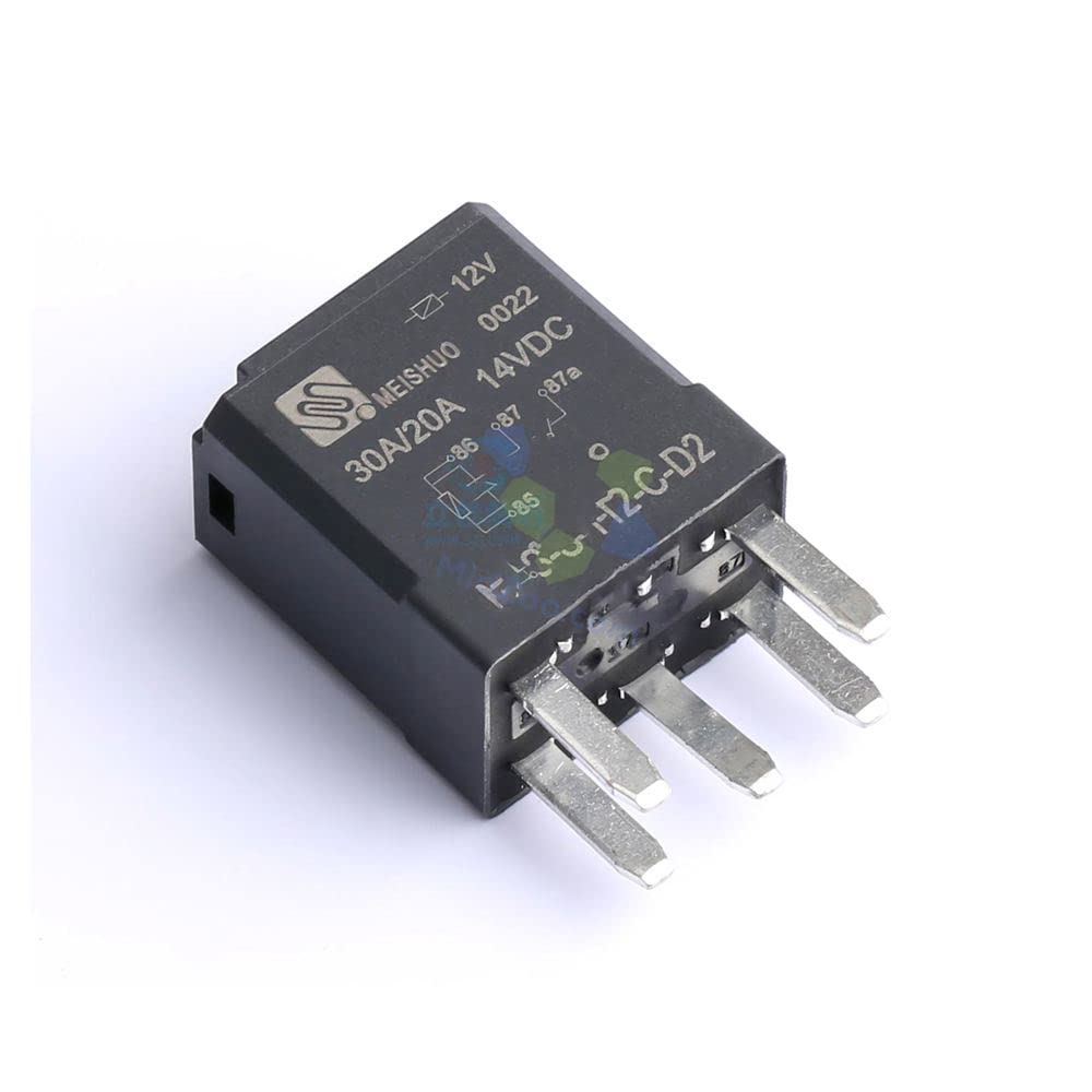 2 Pcs Automotive Relay MASS112CD2(1.3W 30A Light Back