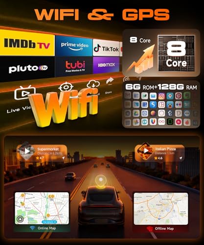 Autoradio Android pour Citroen C5 2008-2017 GPS Écran 10 Pouces