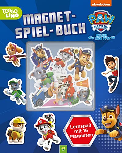 PAW Patrol Magnet-Spiel-Buch: Lernspaß mit 16 Magneten. Für Kinder ab 4...