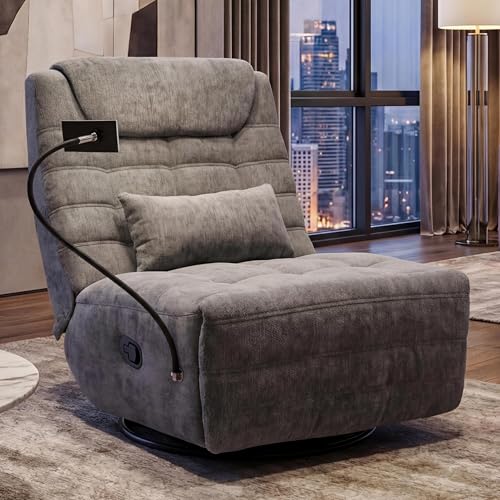 Mendler HWC-P92 - Sillón de relax (260 g/m²), color gris oscuro