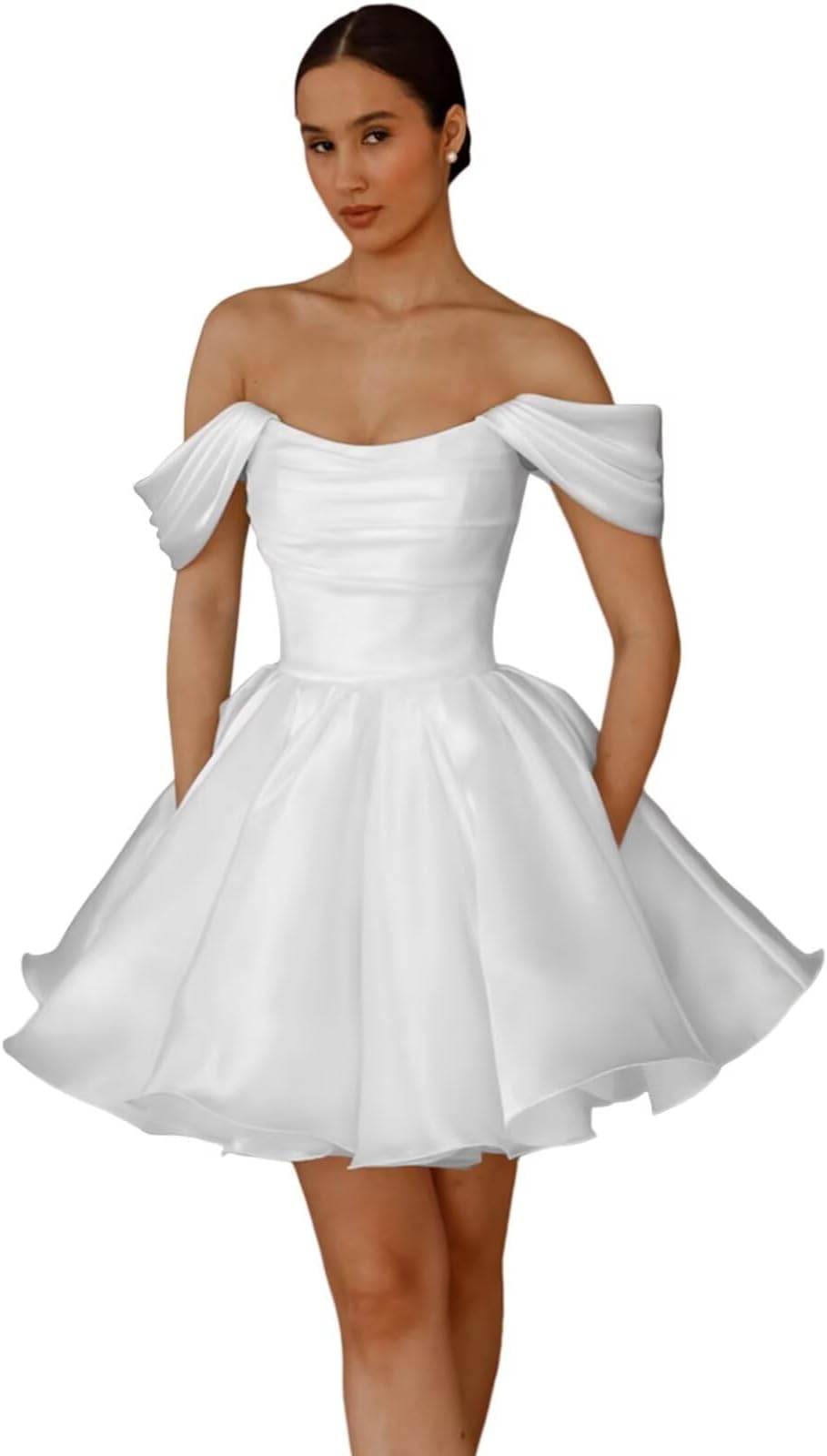 A line organza wedding dress Clearance