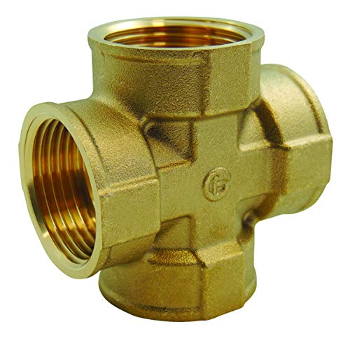 codital - Croix femelle à visser en laiton - 1'' Cover