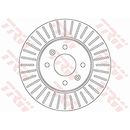 Jeu de disques de frein TRW DF6198 pièces de rechange