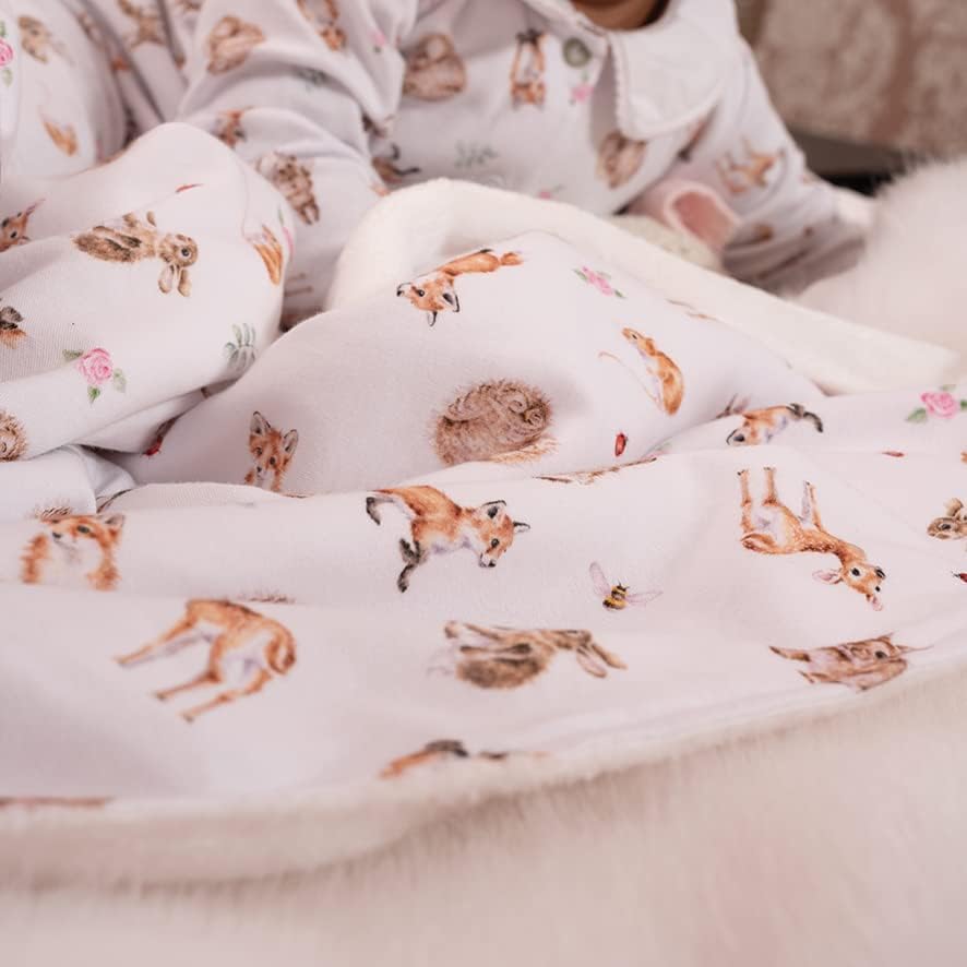 Wrendale Designs Little Forest Babydeken - 90 cm x 69 cm Wrendale Designs Little Forest Babydeken - 90 cm x 69 cm