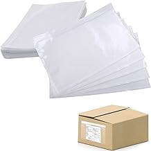 30 pcs Busta Porta Documenti Autoadesiva,Tasca Trasparente Adesiva Spedizioni,Buste Portadocumenti,Per lettere di vettura,Fatture,Bolle di consegna,Avvisi di istruzioni per polizze di carico,19x24 cm