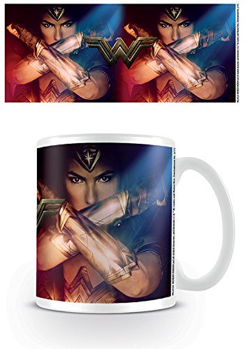 Pyramid International Wonder Woman (Power) - Taza de café y té (cerámica, 11 x 11 x 1,3 cm)