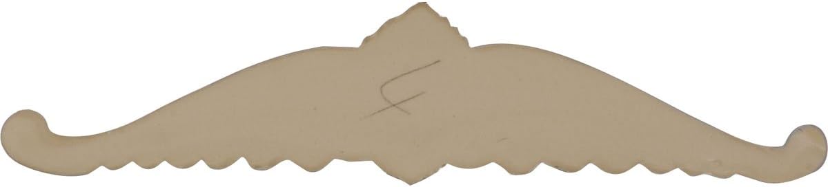 Primed White Polyurethane Wings Center Onlay 10.625"