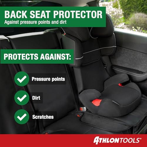 Image of ATHLON TOOLS Child Seat Pad - Side Protection, Optimal Fit - Isofix Compatible - Thickly Padded - for Child & Infant Carriers, Booster Seats - Designed in Germany