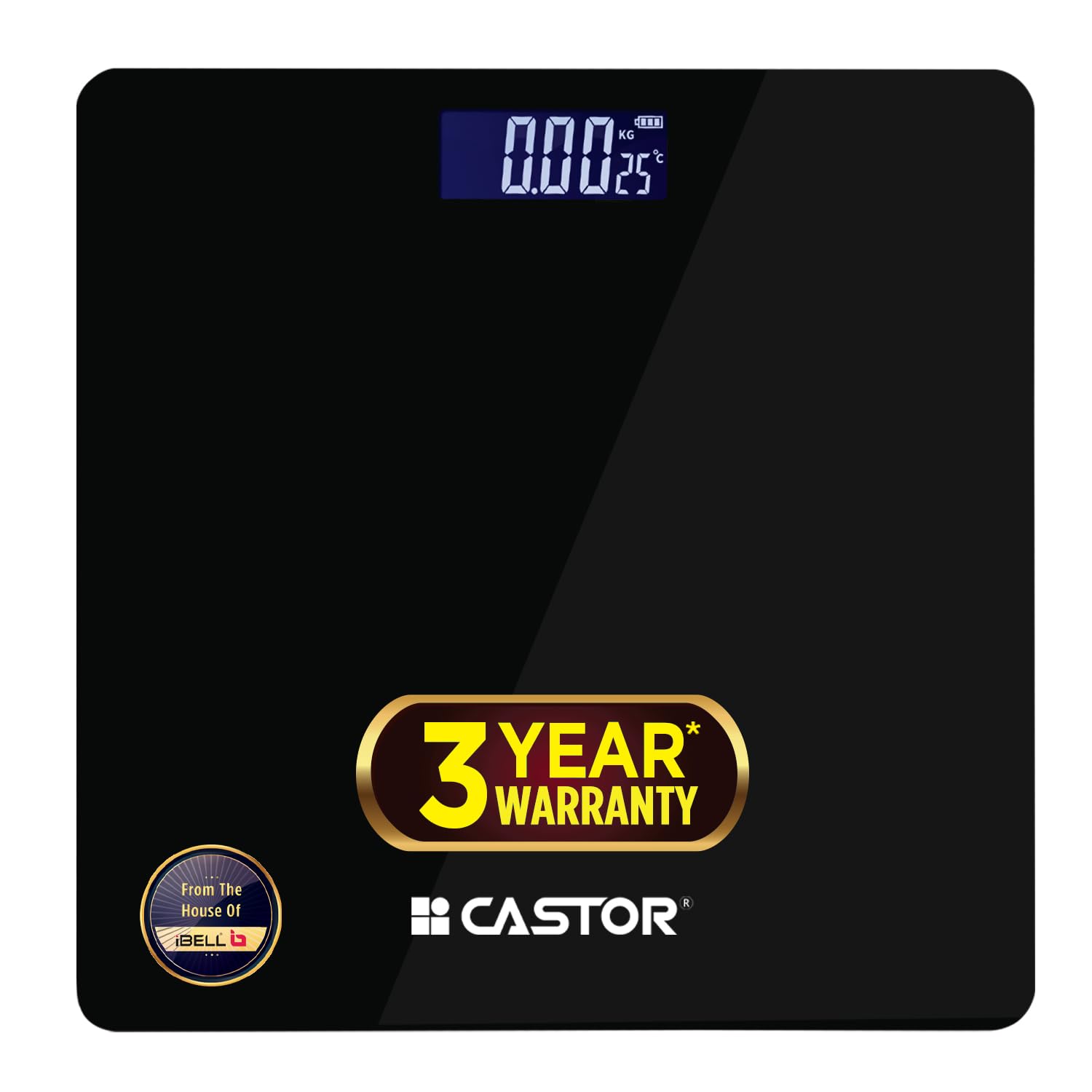 CASTOR Weight Machine for Body Weight, Weighing Scale, Tempered Glass, LCD Display, Digital Bathroom Scale, BS026M, Upto 180 kg, Black (B0BT9X5KPC) Amazon Price History, Amazon Price Tracker