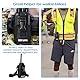 Radio Walkie Talkie Holster Walkie Talkie Pouch Case Radio-Gürteltasche Universal-Funkhalter Radio-Tasche Tasche Zwei-Wege-Funktasche mit verstellbarem Schultergurt MSC-20A Schwarz, 1 Stück Msc-20a