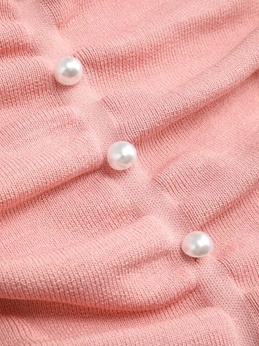 Image of CIDER Faux Pearl Tube Tops for Women Split Hem Knit Crop Y2K Going Out Tops | Cute Ruched Tops, Spring Summer Outfits, Vacation, Concert